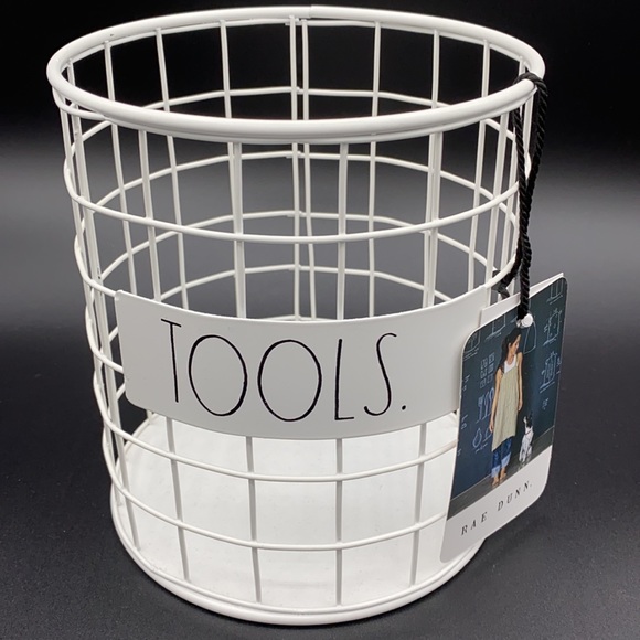 Rae Dunn White Wire Utensil Holder - Picture 2 of 5